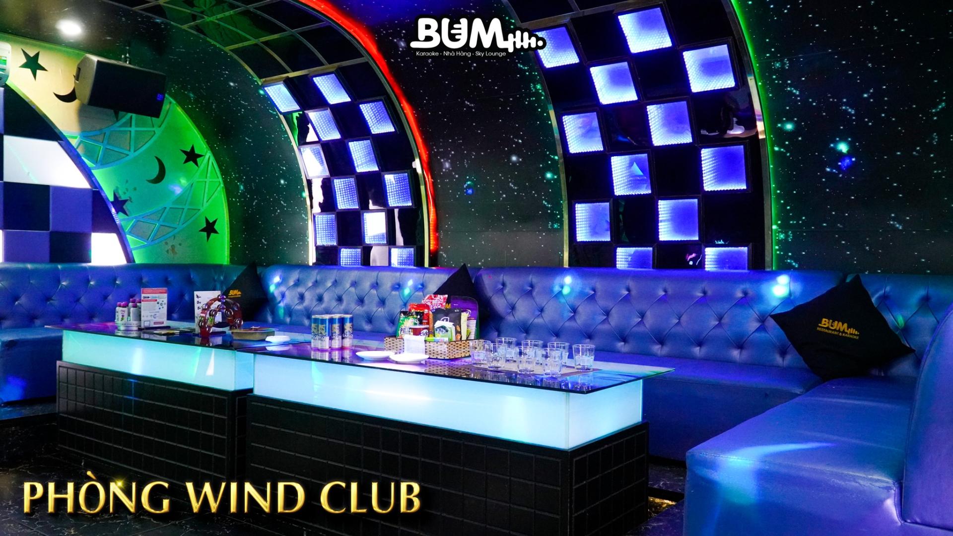 phòng Wind Club tại Karaoke sẽ mang cho quý khách những trải ngiệm mới lạ
